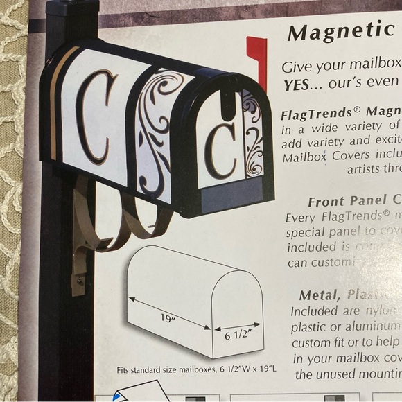 New Magnetic Mailbox Cover Primitive Sheep Pineapple And Willow Tree Design - Picture 6 of 15